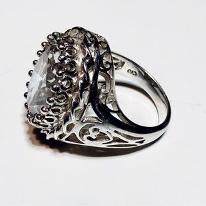 CZ Ring - vintage - 7.5